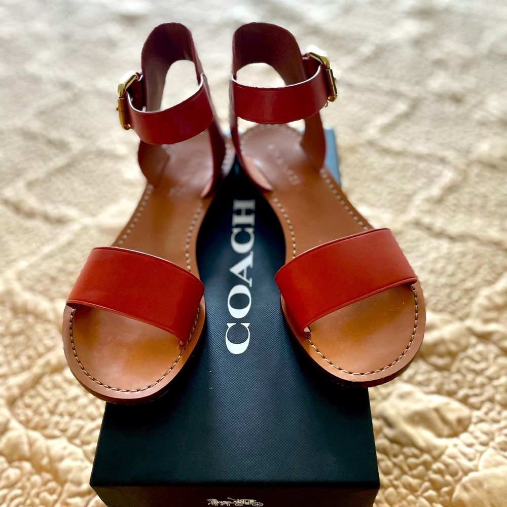 🕶 Coach Ankle Strap Sandal 🕶